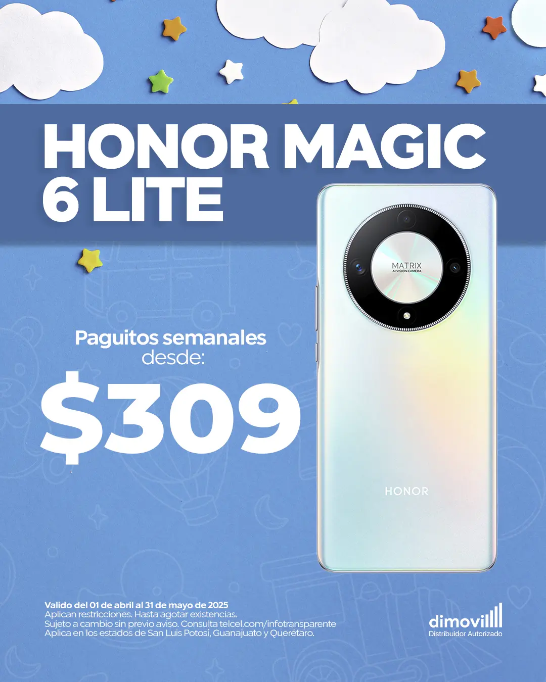 Honor Magic 6 Lite a crédito 
