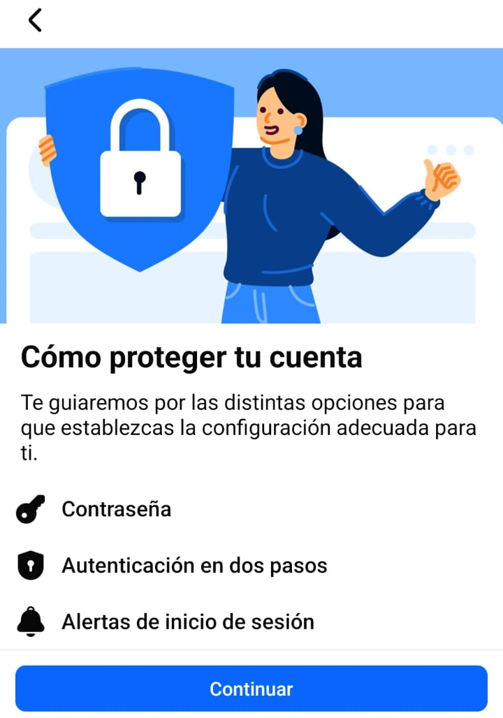 Proteger cuenta de facebook