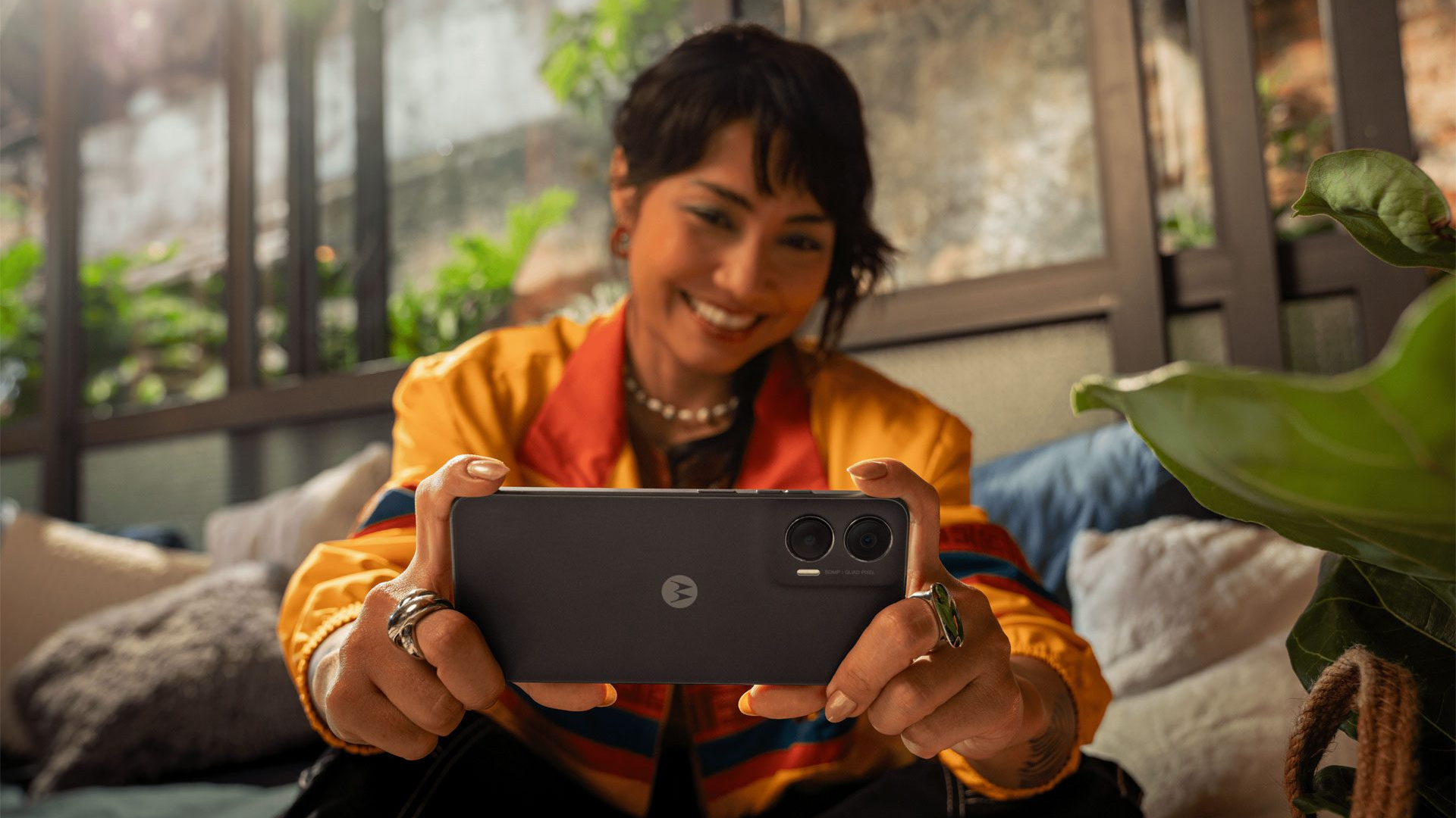 Moto G35 cámara