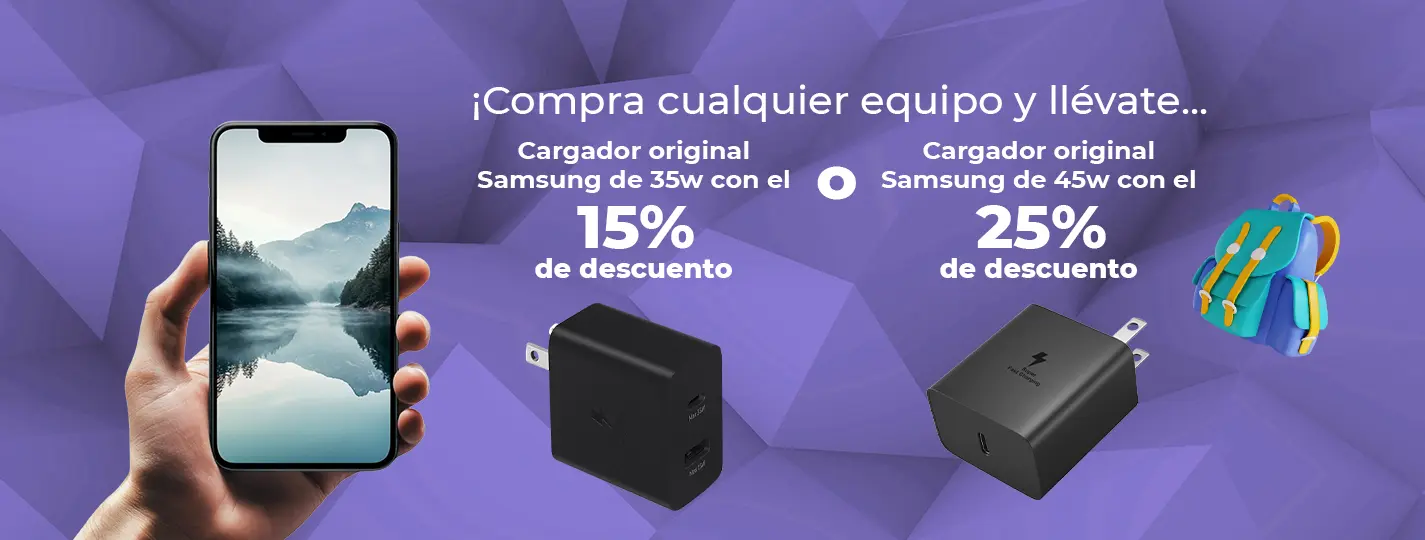 cargador Samsung original 