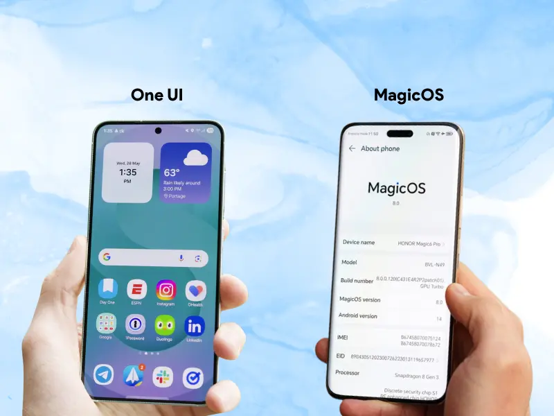 OneUI contra MagicOS