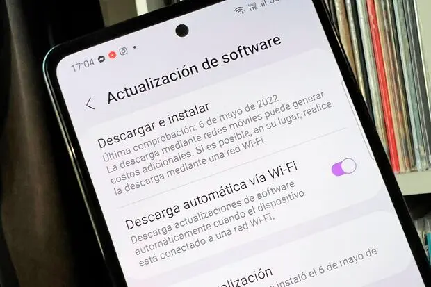 actualizaciones en celular