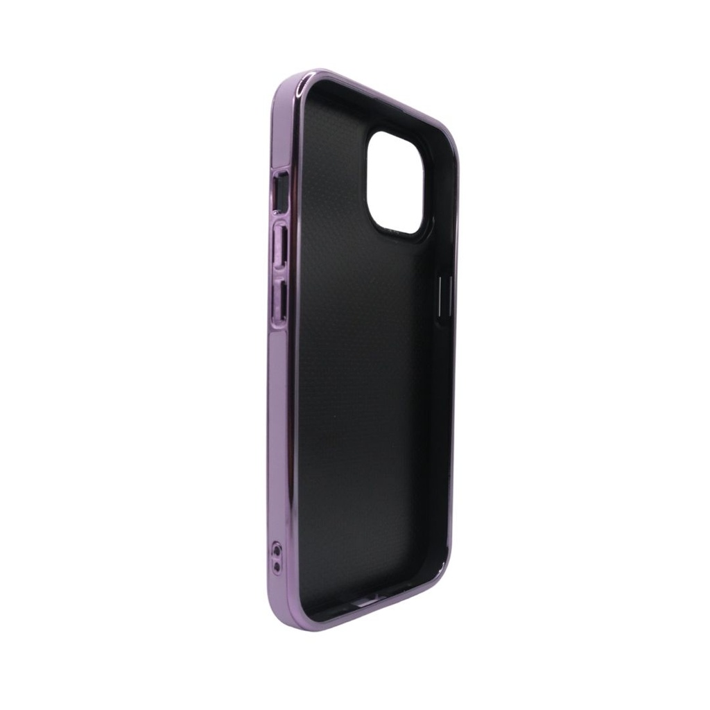 FDA IPH 14-PRO PIEL-METAL LILA