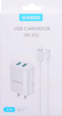 CARGADOR + CABLE KBOD 3.1 TIPO-C