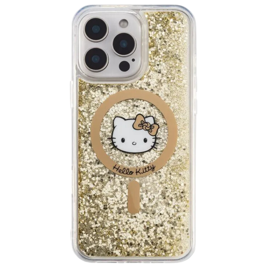 FDA IPH 16-PRO-MAX HELLO-KITTY MAGSAFE ORO
