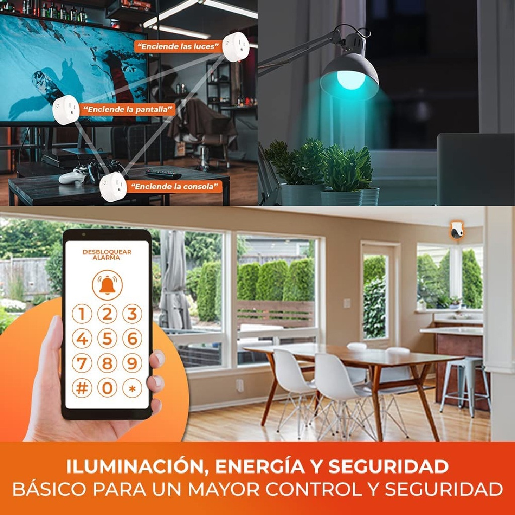 KIT CONTROL BÁSICO 2LAMP CAMARA 2CLAVIJ