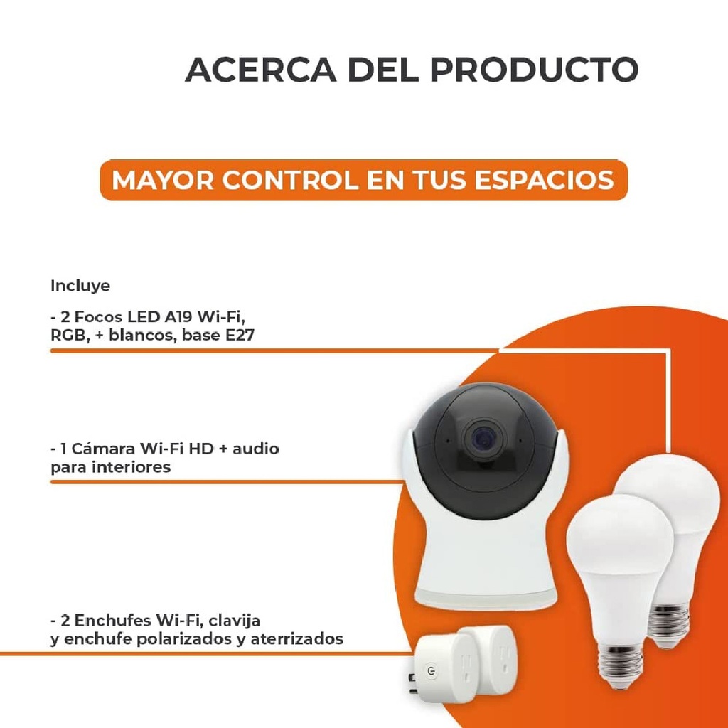 KIT CONTROL BÁSICO 2LAMP CAMARA 2CLAVIJ