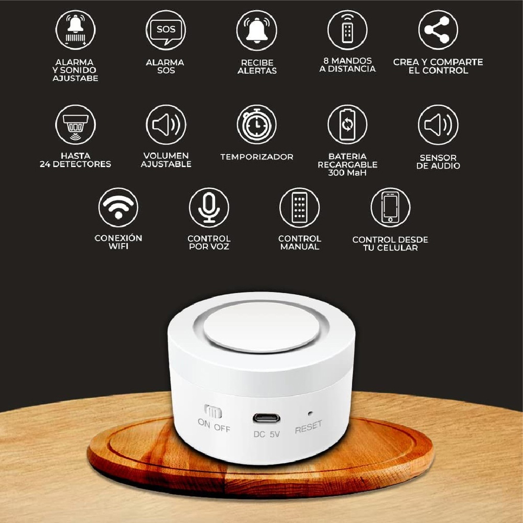 SIRENA DE SEGURIDAD C/CONTROL SIRH1