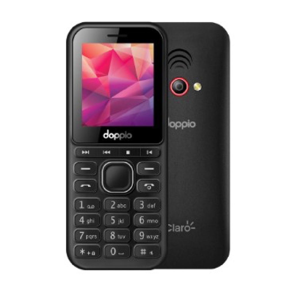 DOPPIO F1812 X/X NEGRO/ROJO KIT
