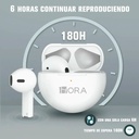 AUDIFONOS INAL 1HORA AUT204 BLANCO