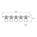 SERIE DE EXT 12W100-240VCA RGBWIFI(TUYA)
