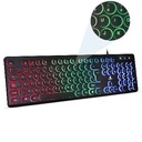 TECLADO-USB GAMER BROBOTIX ILUMINADO RGB RETRO