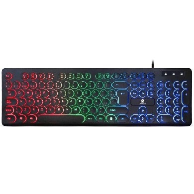 TECLADO-USB GAMER BROBOTIX ILUMINADO RGB RETRO