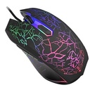 MOUSE USB GAMER, BACKLIGHT MULTICOLOR, NEGRO