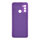 FDA MOTO G60 SILIC.OR LILA