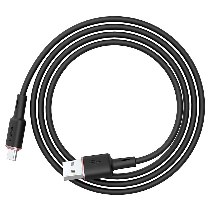 CABLE ACEFAST USB A TIPO-C NEGRO