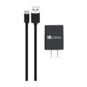 CARGADOR C/CABLE TIPO C 1HORA GAR080 NEGRO