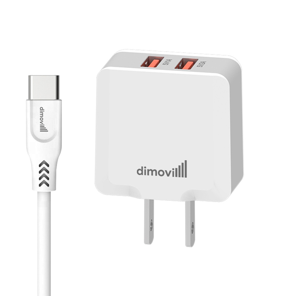 CARGADOR + CABLE DIMOVIL 3.0 TIPO C