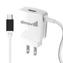 CARGADOR DIMOVIL A03V8 MICROUSB-A-V8 2.1A 1.2M