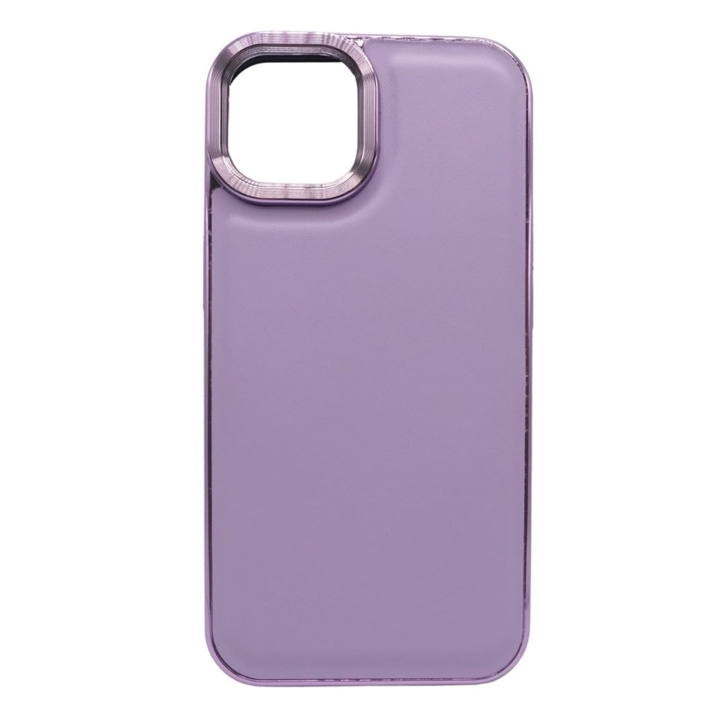 FDA IPH 14-PRO PIEL-METAL LILA