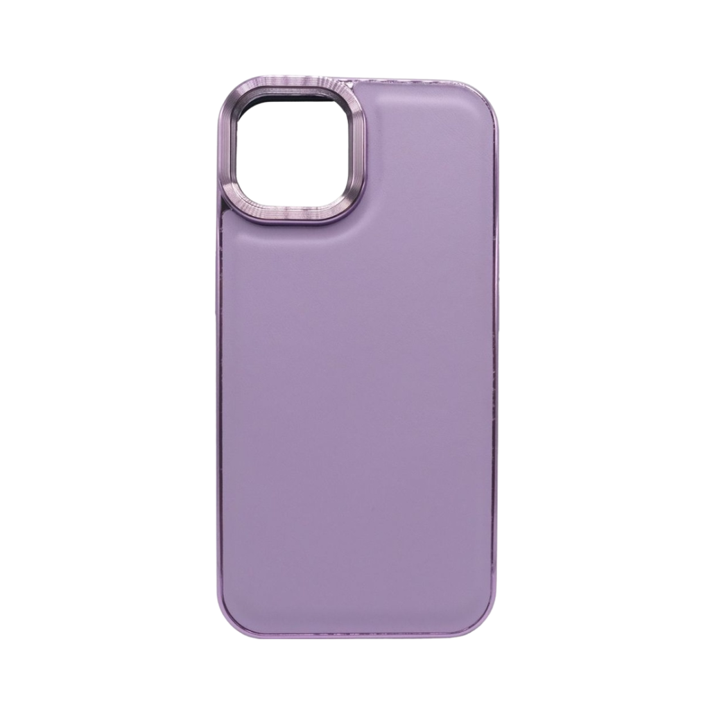 FDA IPH 14-PRO-MAX PIEL-METAL LILA