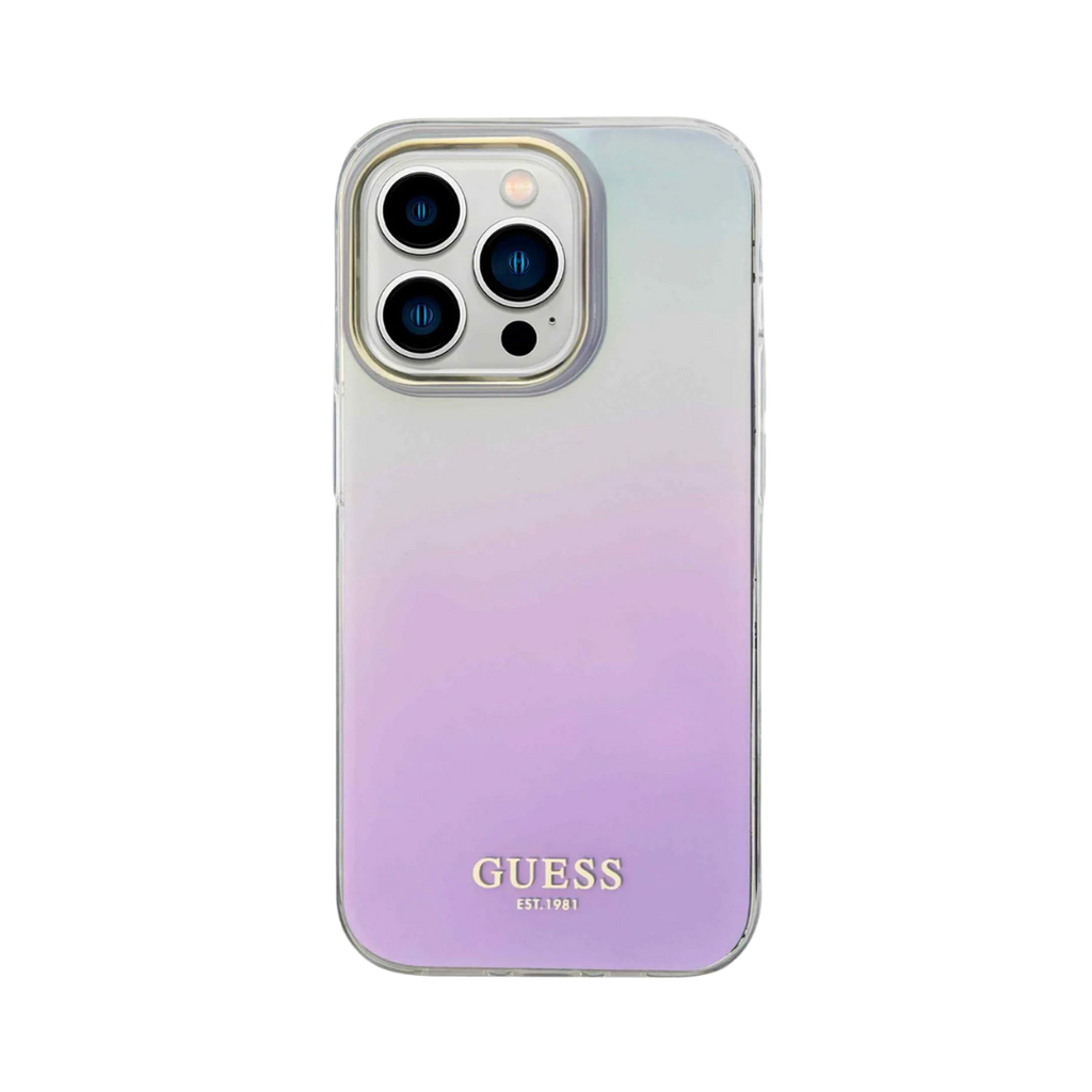 FDA IPH 14-PRO-MAX GUESS-IRIDESC LILA