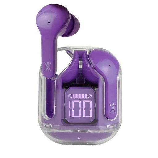 [PC-117049] AUDIFONO PERFECT-CHOICE CLEARBEAT TWS MORADO