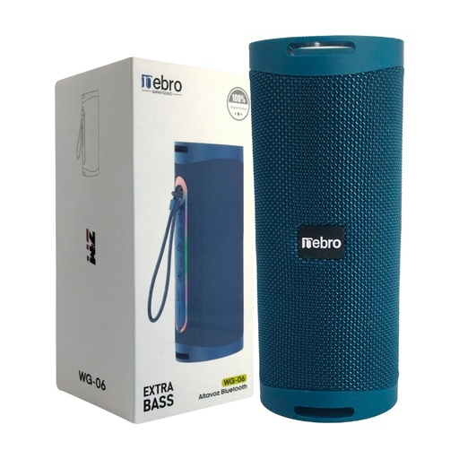 BOCINA NEBRO WG-06 VARIOS COLORES