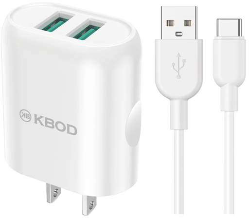 CARGADOR + CABLE KBOD 3.1 TIPO-C